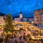 Targ świąteczny w Salzburgu w Austrii