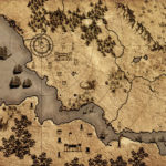 mapa w stylu fantasy